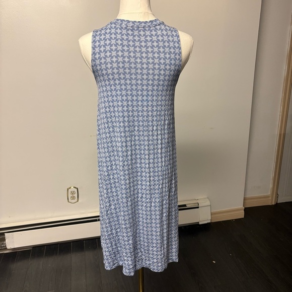 GAP Blue Patterned Midi Dress - Picture 2 of 4